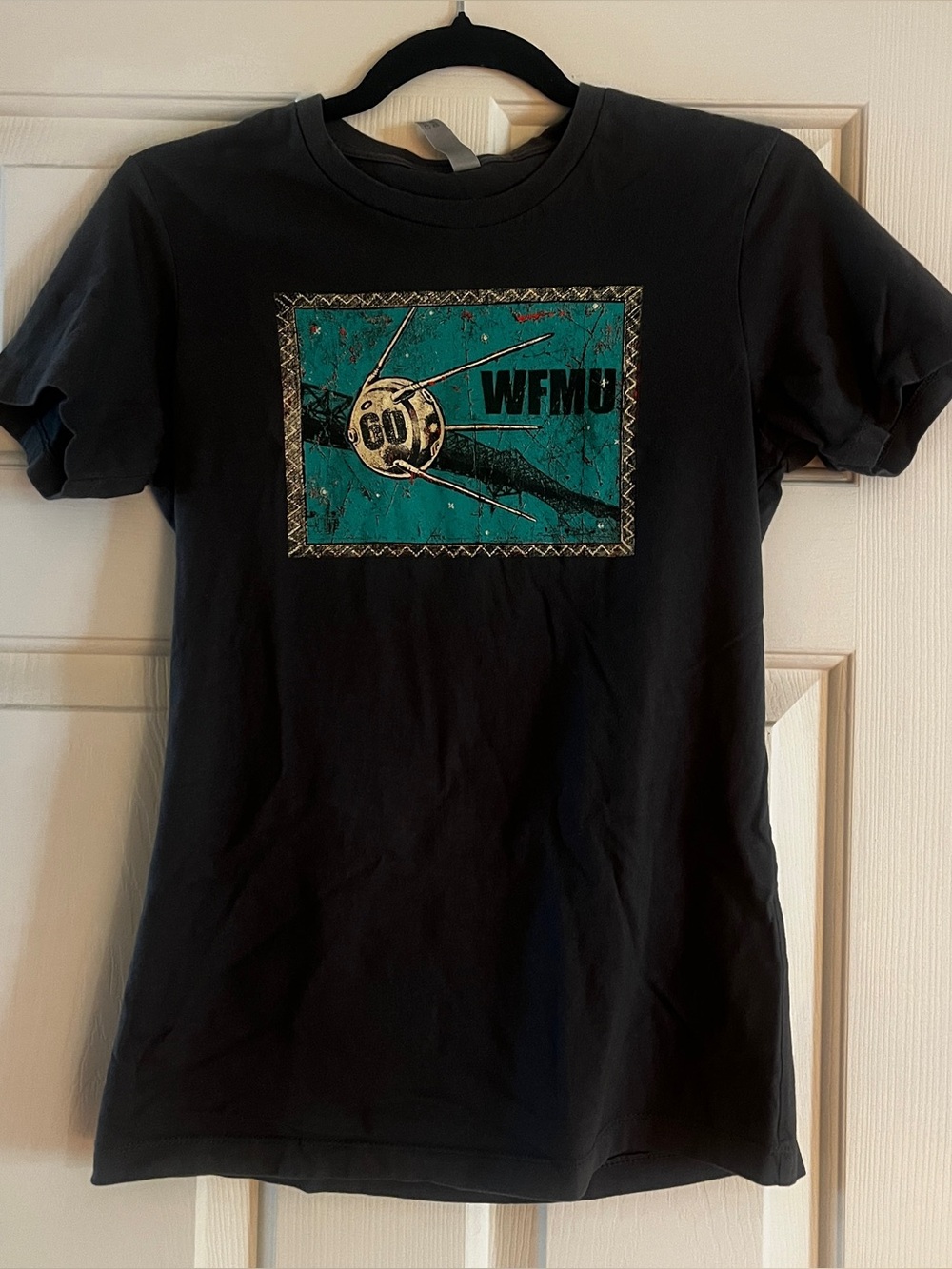 Charcoal Grey WFMU T-Shirt - Women’s Size Medium